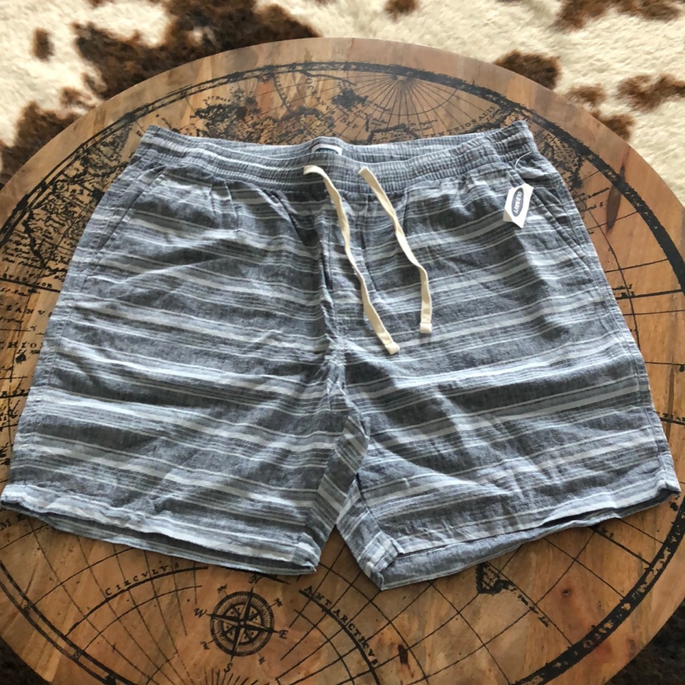 Men’s Blue Striped Short
